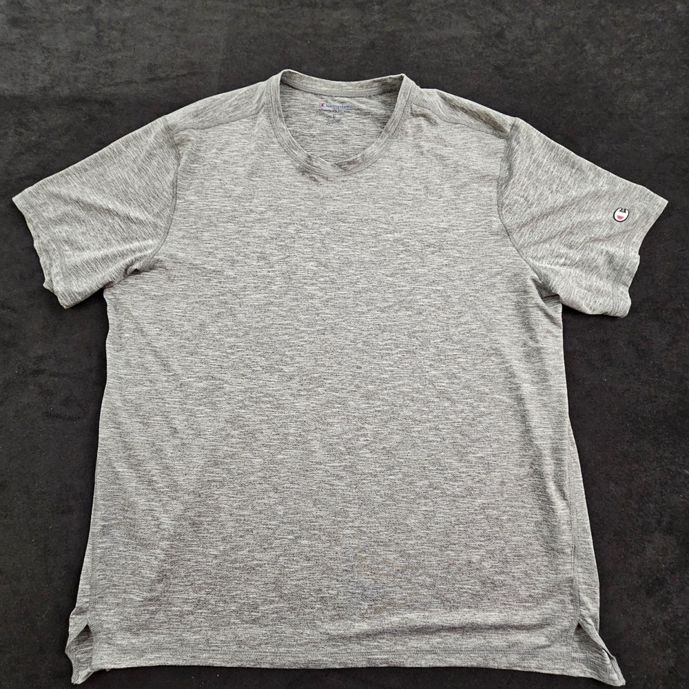 Champion Authentic Athleticwear Gray Short Sleeve Performance T-Shirt Men's XL